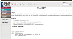 Desktop Screenshot of csirt.ulakbim.gov.tr
